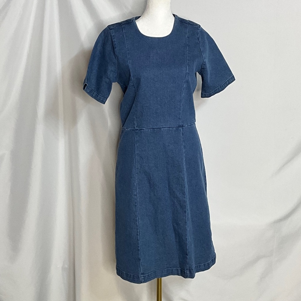 DownEast Classic Blue Midi Dress